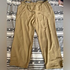 One by Chapter One women’s jogger pants in khaki